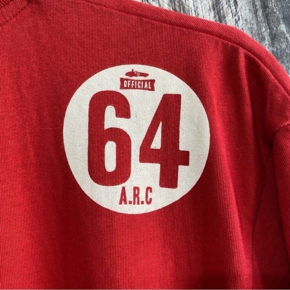 Auto Mobile Racing Club- Red “The Need 4 Speed” Tee Shirt- Sz. L - Picture 7 of 7